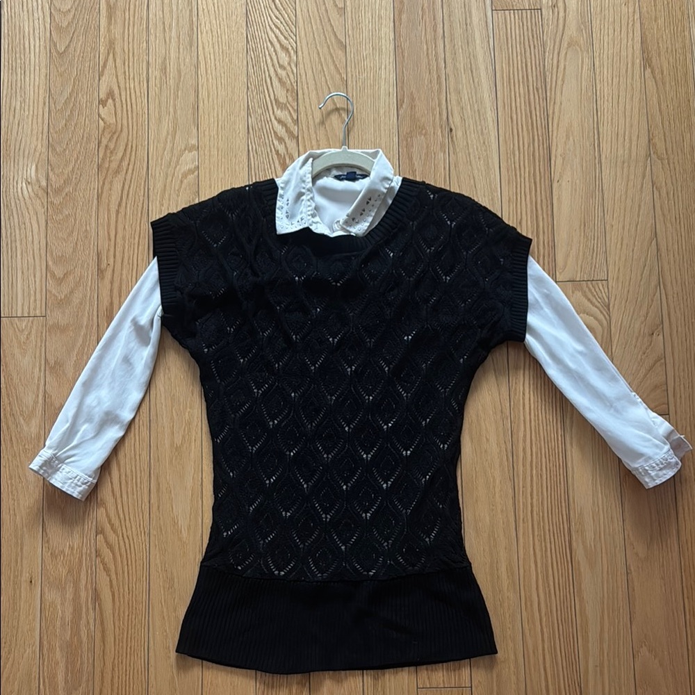 Elegant Black Knit Top